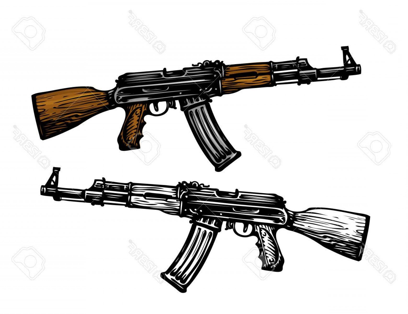 Photostock Vector Weaponry Armament Symbol Automatic Machine Ak 1560x1203 Photostock Vector Weaponry Armament Symbol Automatic Machine Ak