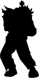 132x263 Akuma Silhouette Silhouette Of Akuma