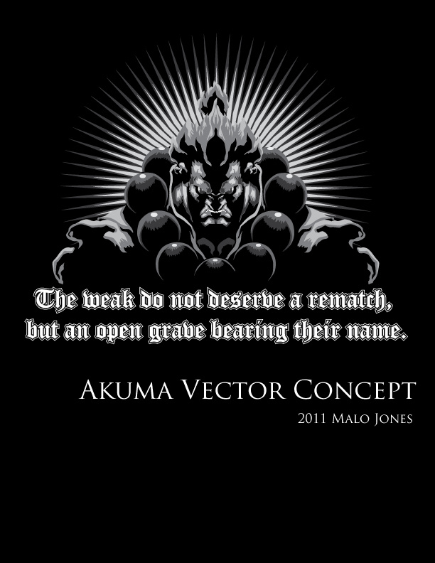 612x792 Panda Scrolls Akuma Vector