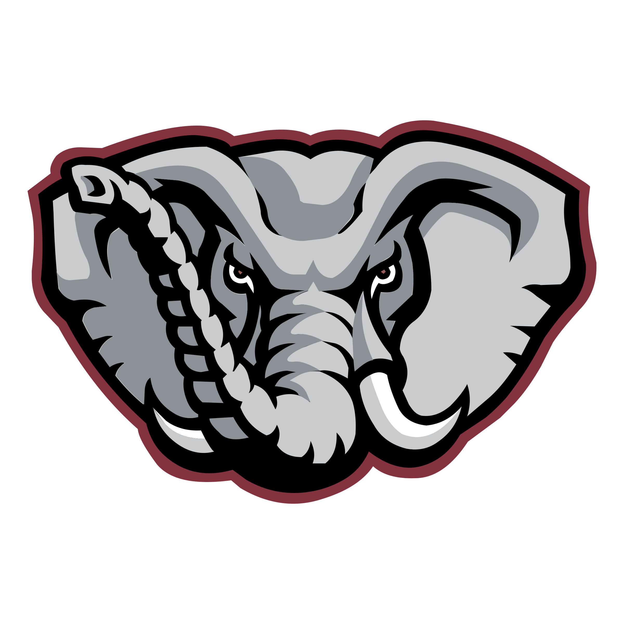 2400x2400 Alabama Crimson Tide Logo Png Transparent Vector