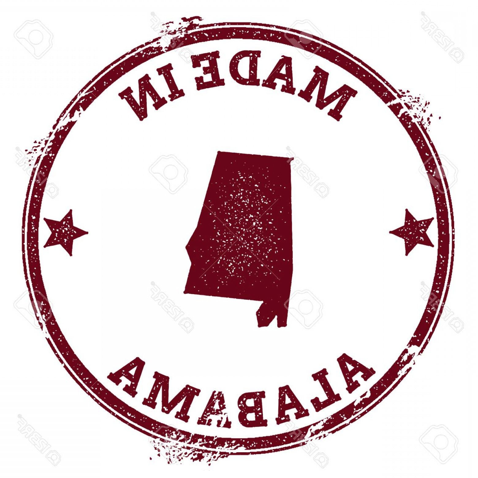1560x1560 Photostock Vector Alabama Vector Seal Vintage Usa State Map Stamp