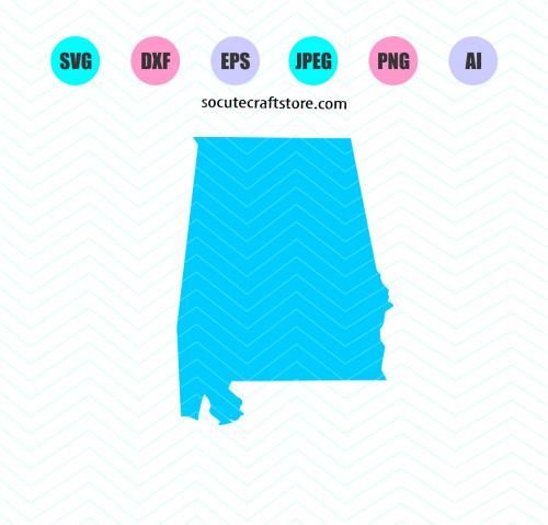500x479 Alabama State Outline Dxf Png Cut Vector