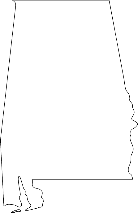 446x687 Alabama State Outline Clipart Images Gallery For Free Download