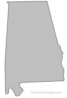 235x341 Huge Collection Of 'alabama Silhouette' Download More Than