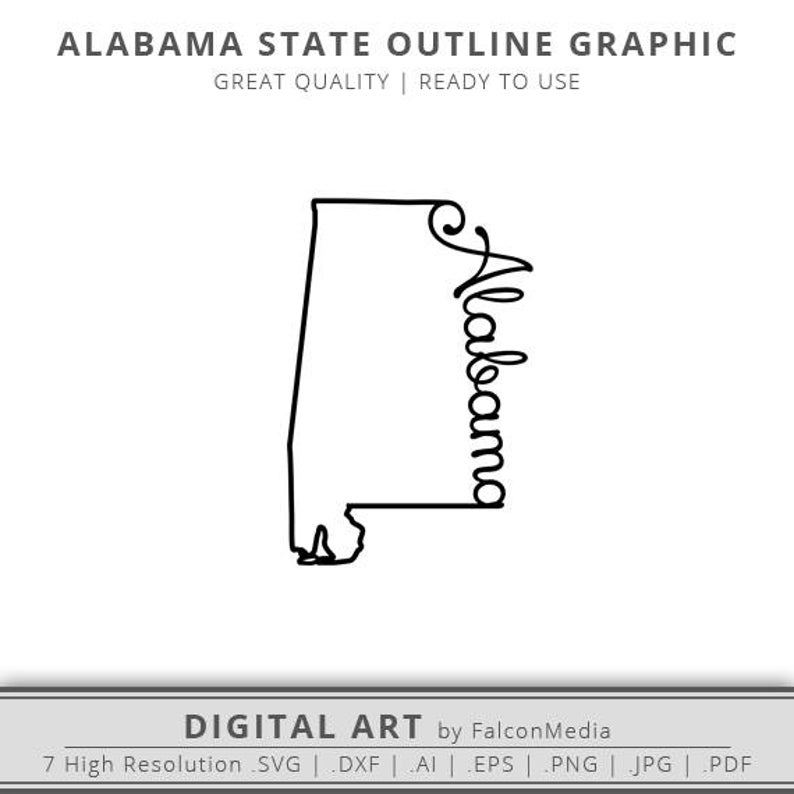 794x794 Alabama Alabama Home State Alabama State Outline Etsy