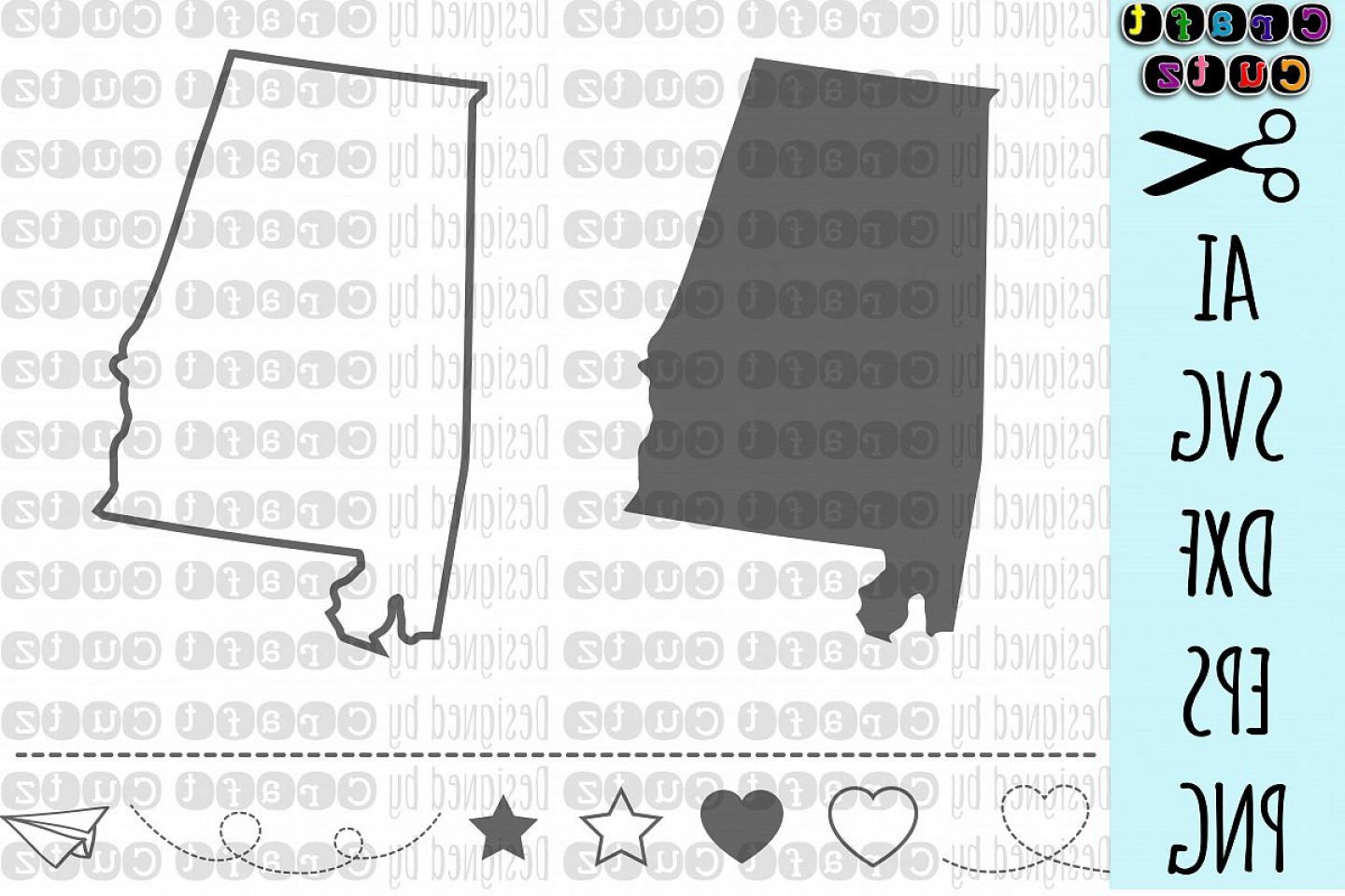 1440x960 Alabama State Vector Lamaison