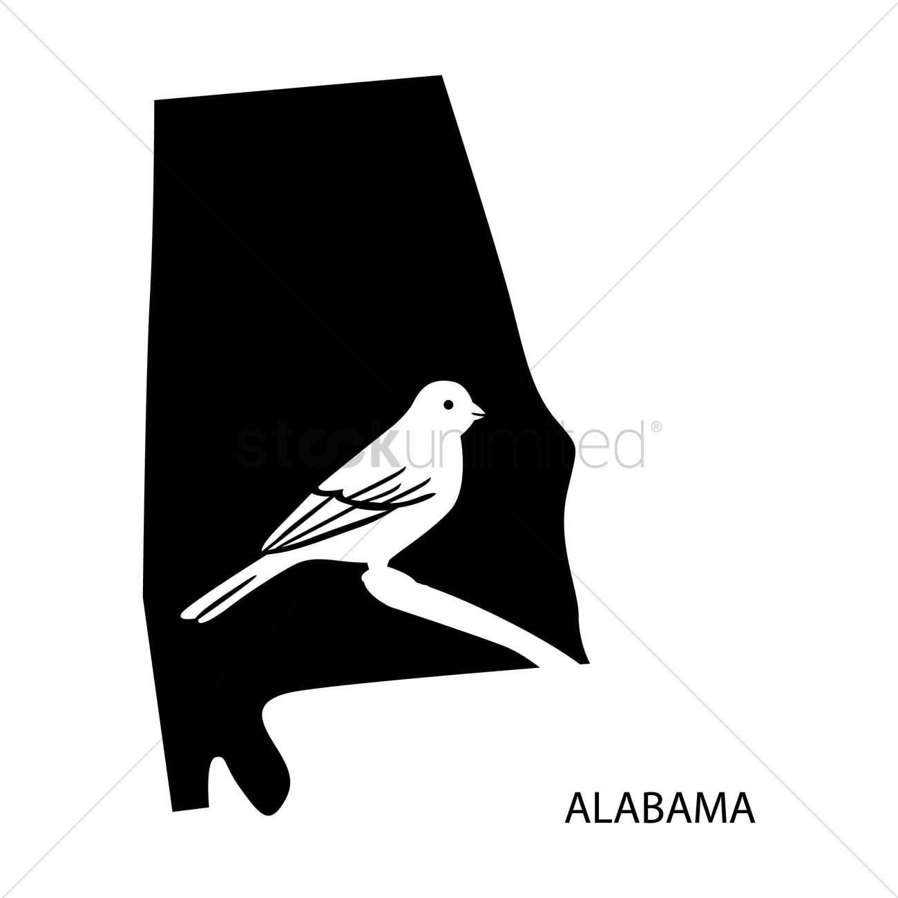 1300x1300 Alabama Vector Image
