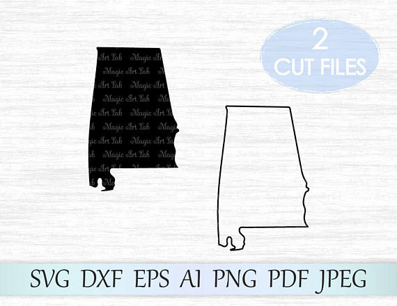 570x440 Alabama File, Alabama Silhouette, Alabama State Alabama