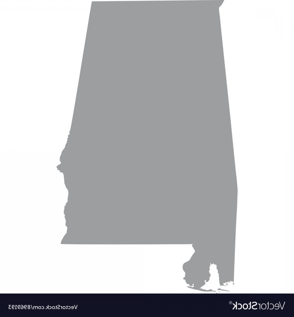 1200x1296 Map Of The Us State Of Alabama Vector Soidergi