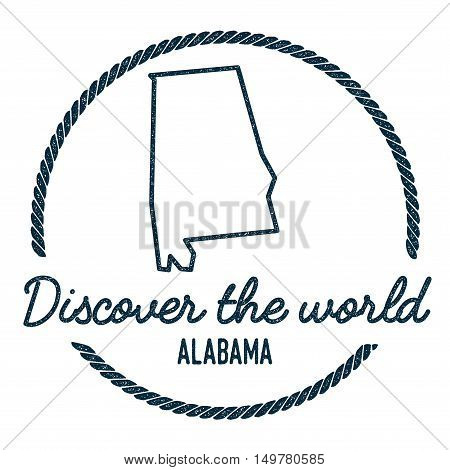 450x470 Alabama Map Outline Vector Photo