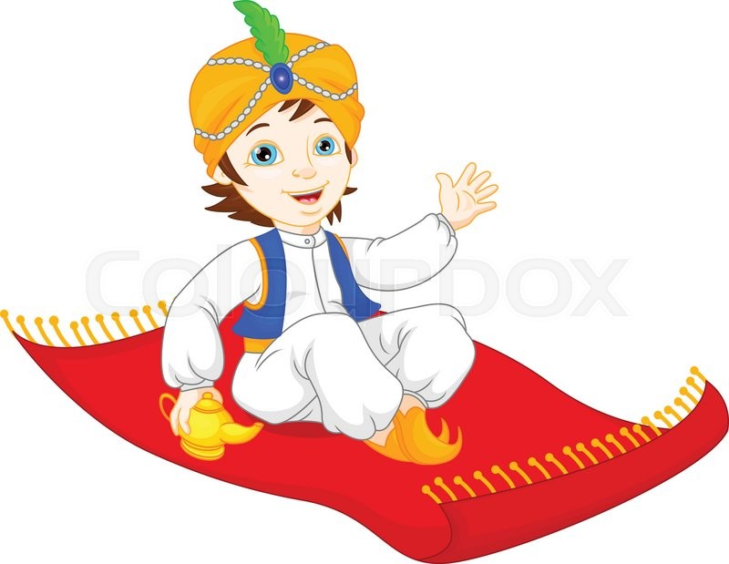 800x619 Vector Illustration Of Aladdin On A Stock Vector Colourbox