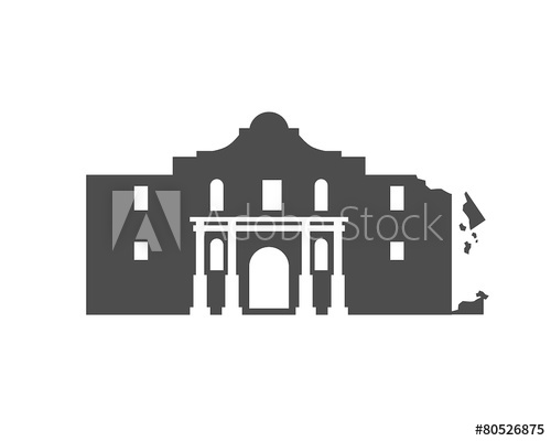 500x400 Alamo Fort Ruin