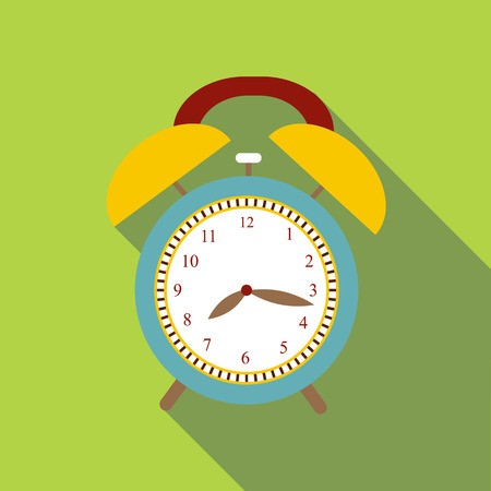 450x450 Alarm Clock Icon Flat Illustration Of Alarm Clock Vector Icon
