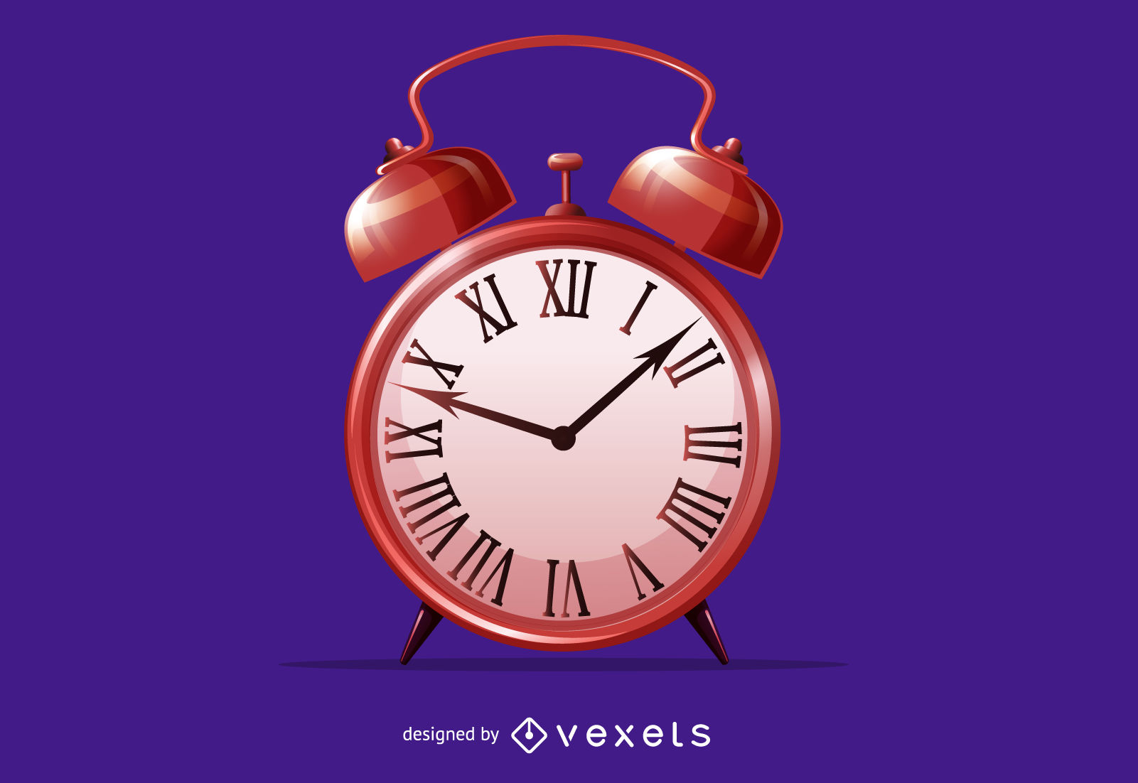 1601x1102 Alarm Clock Vector