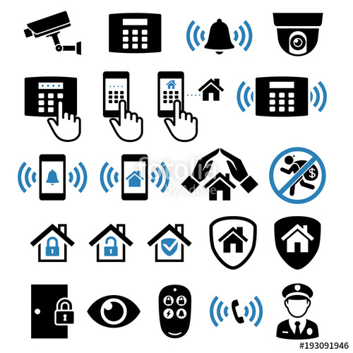 Alarm System Vector at Collection of Alarm System