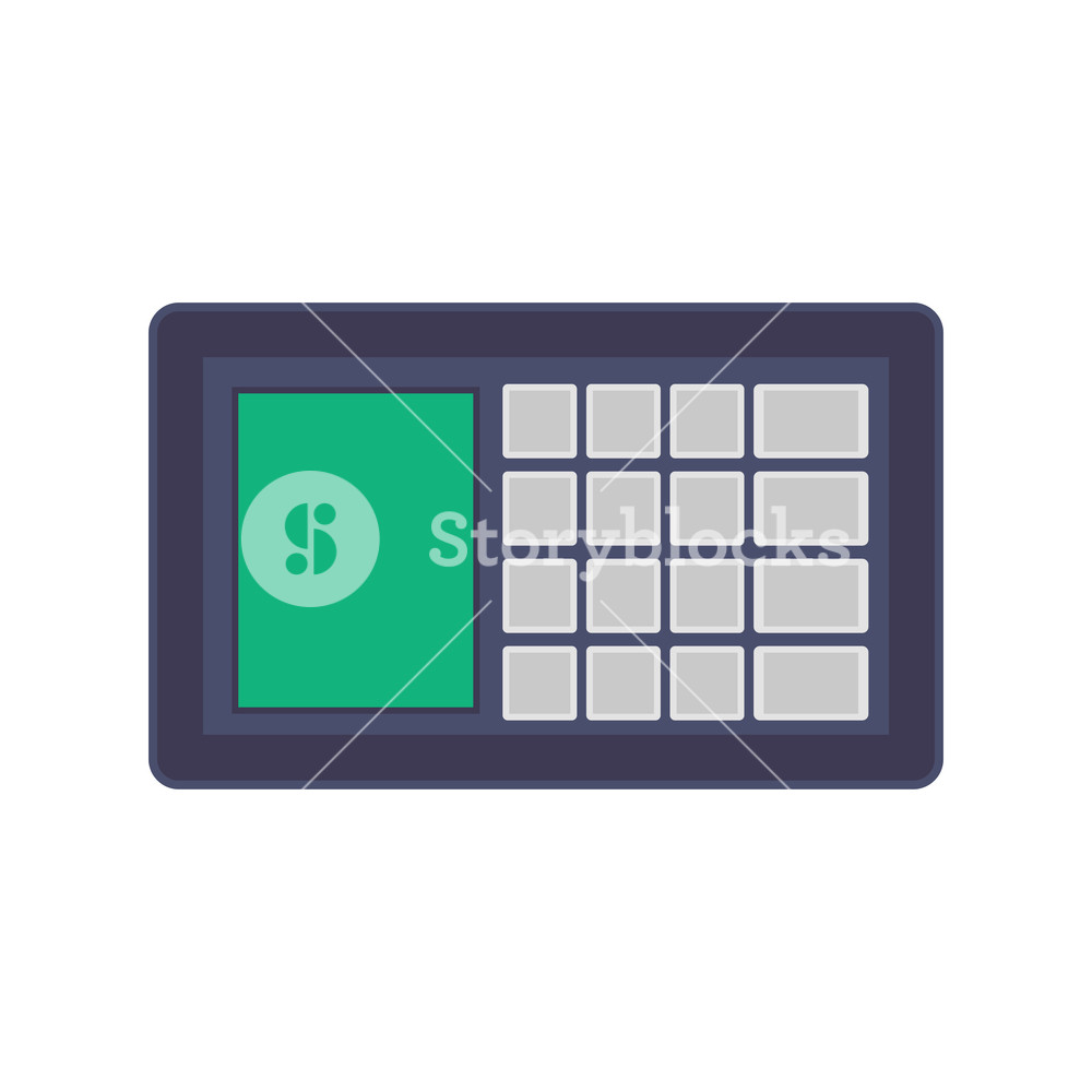 1000x1000 Security System Vector Icon Concept Technology Digital Protection