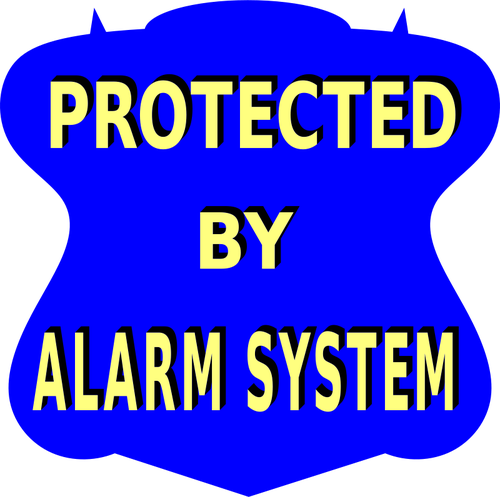 500x497 Alarm System Vector Sticker