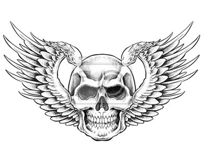 400x317 Con Alas Vector Pinturas Para La Pared Cuadros Hueso