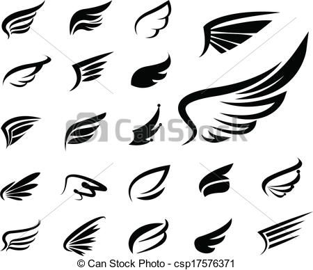 450x388 Vector, Conjunto, Alas Vector