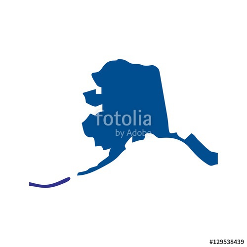500x500 Alaska Map Alaska Logo Stock Image And Royalty Free Vector