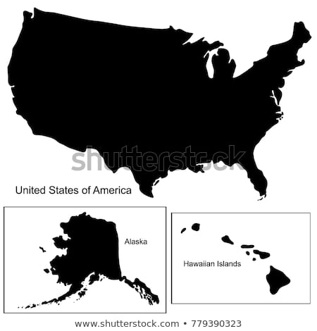 450x470 Silhouette United States America Map Vector Image