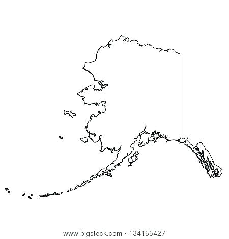 Outline Map Of Alaska Blank Outline Map Outline Map Alaska 450x470 Outline Map Of Alaska Blank Outline Map Outline Map Alaska