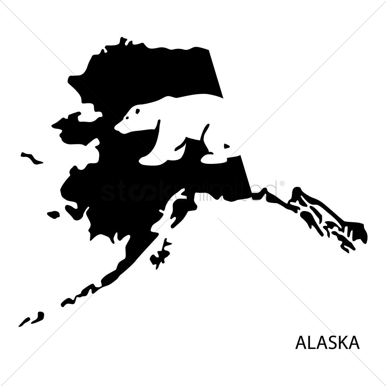 Alaska Vector Image 1300x1300 Alaska Vector Image