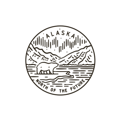 Alaska On Curated Vector Illustrations, Stock Royalty Free Images 400x400 Alaska On Curated Vector Illustrations, Stock Royalty Free Images
