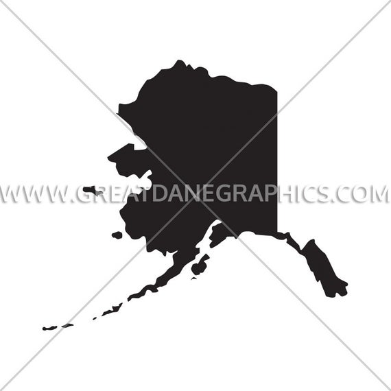 Alaska Silhouette Alaska Alaska Vector State Etsy 570x570 Alaska Silhouette Alaska Alaska Vector State Etsy