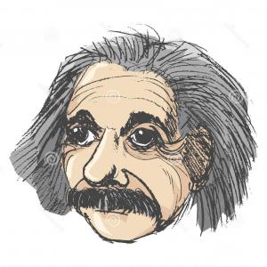 Vector Coloured Sketch Hand Drawn Image Albert Einstein Portrait 300x300 Vector Coloured Sketch Hand Drawn Image Albert Einstein Portrait