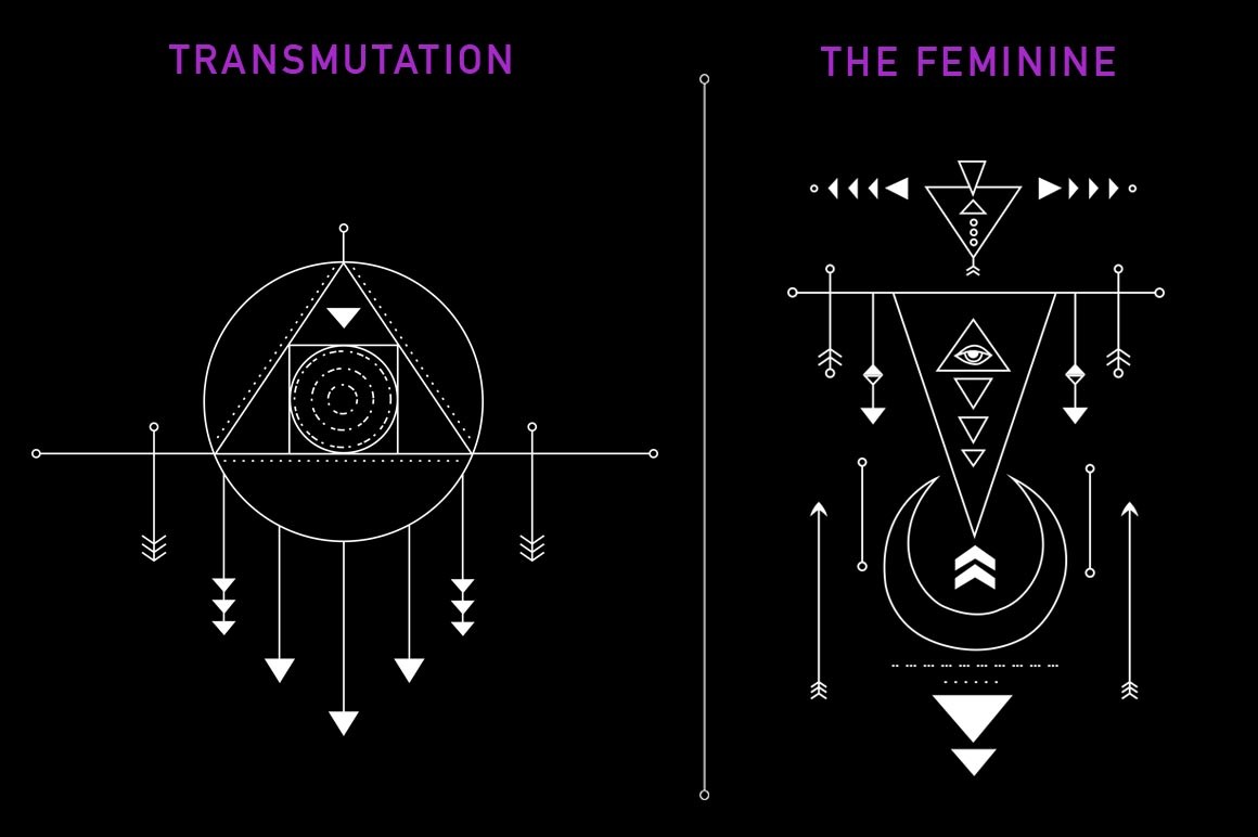 1160x772 Triangle Alchemy Vector Set Diane Pascual