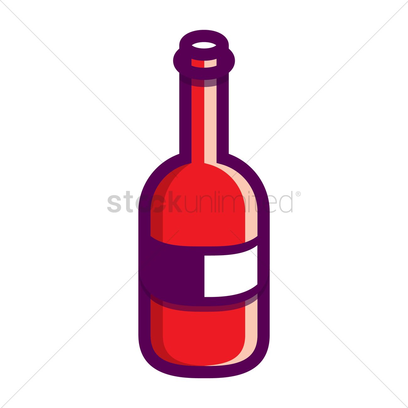 1300x1300 Free Alcohol Bottle Vector Image
