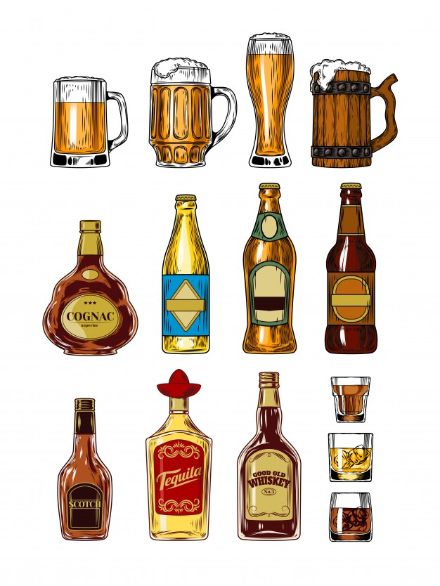626x834 Alcohol Vectors, Photos And Free Download