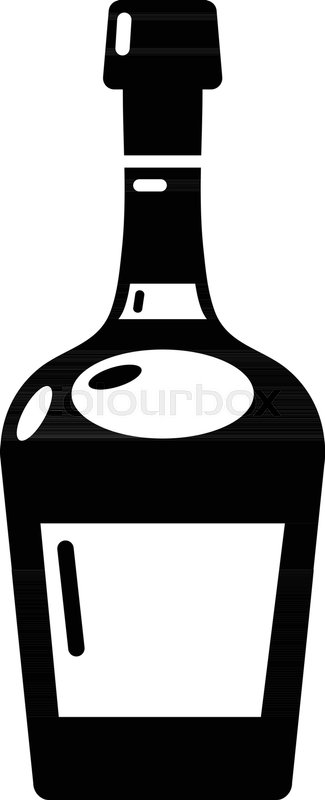 325x800 Alcohol Icon Simple Illustration Of Stock Vector Colourbox