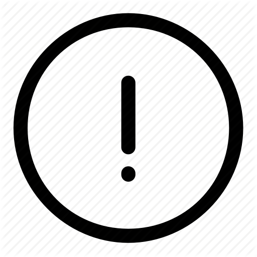 512x512 Drawing Alert Vector