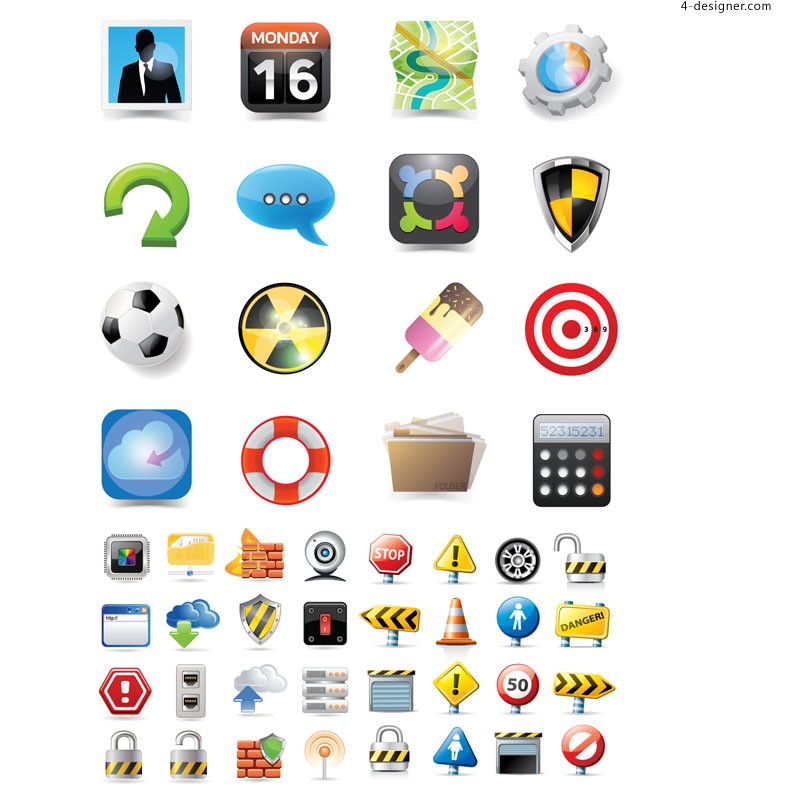 800x800 Designer Life Alert Icon Vector Material