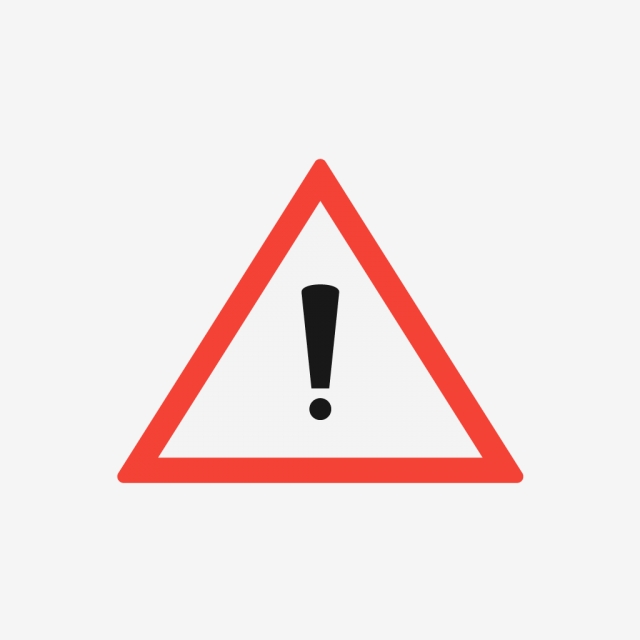640x640 Vector Danger Icon, Alert, Attention, Danger Png And Vector