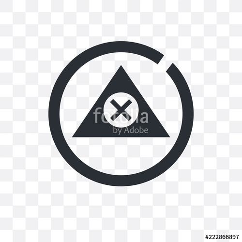 500x500 Alert Icon Isolated On Transparent Background Simple And Editable