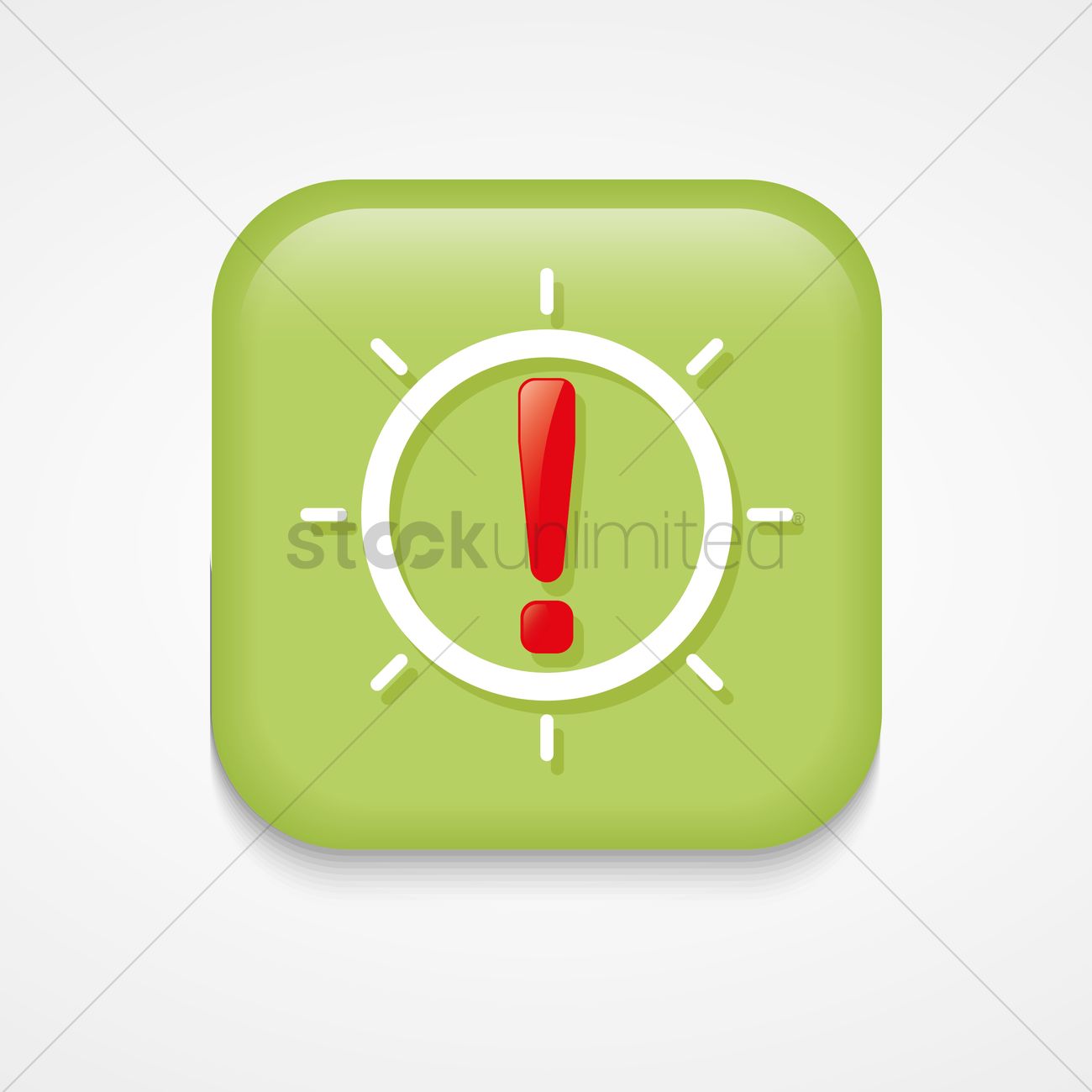 1300x1300 Alert Icon Vector Image