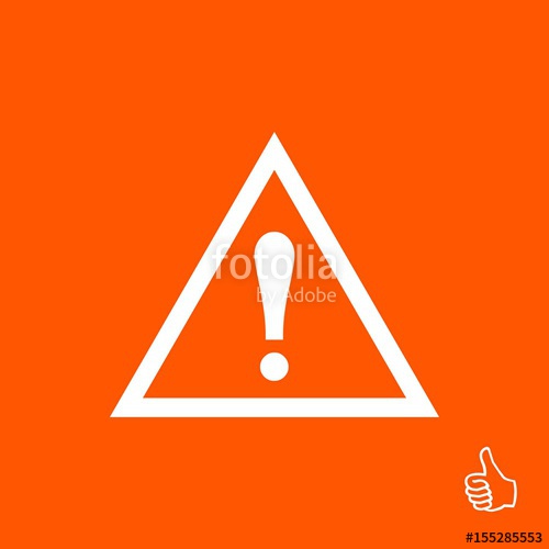 500x500 Alert Vector Icon Stock Image And Royalty Free Vector