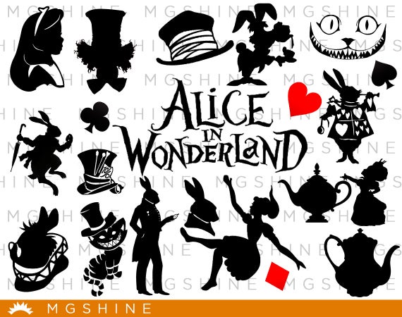 Download Alice In Wonderland Silhouette Vector at Vectorified.com ...