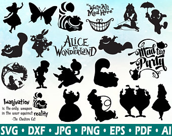 Download Alice In Wonderland Silhouette Vector at Vectorified.com ...