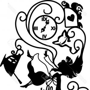 300x300 Alice In Wonderland Vector Pack Handandbeak