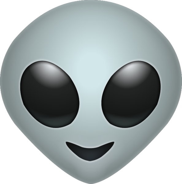 593x600 Emoji Alien Png Vector, Clipart