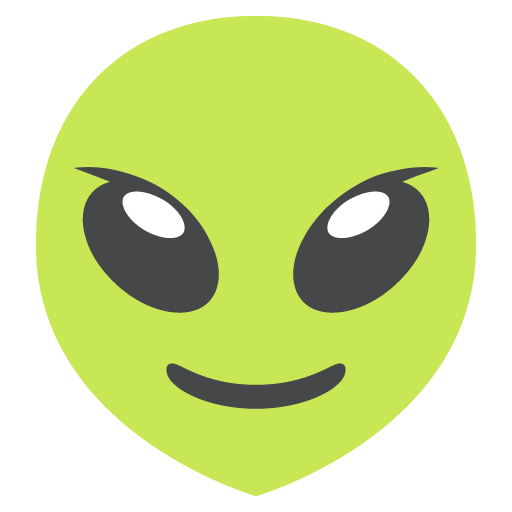 512x512 Extraterrestrial Alien Emoji Emoticon Vector Icon Free Download
