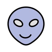200x200 Alien Emoji Vector Icon