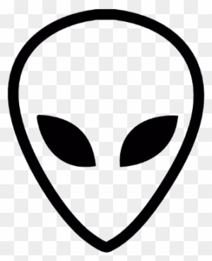 300x368 Alien Head Vector