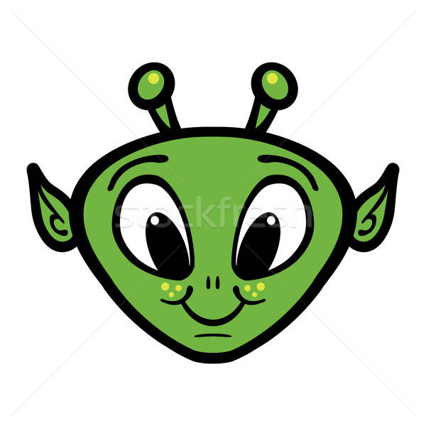 600x600 Alien Head Vector Icon Vector Illustration Brian Goff