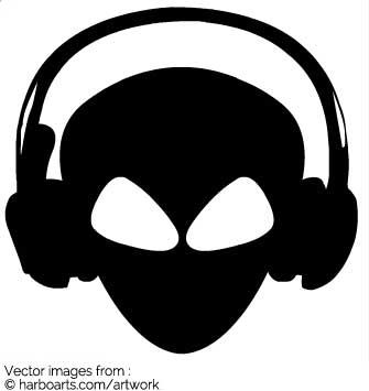 335x355 Download Alien With Head Phones