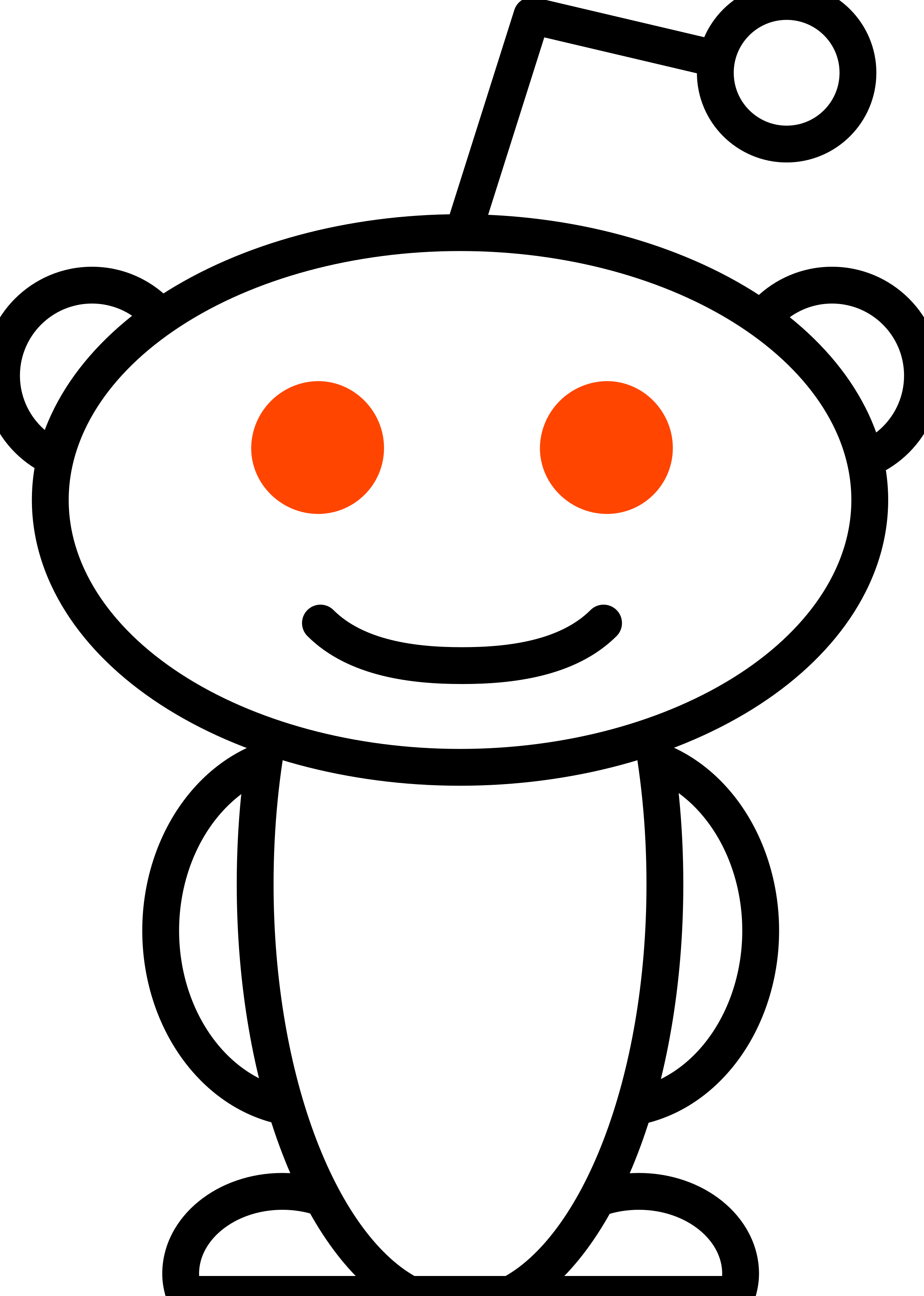 2400x3367 Reddit Alien Logo Png Transparent Vector